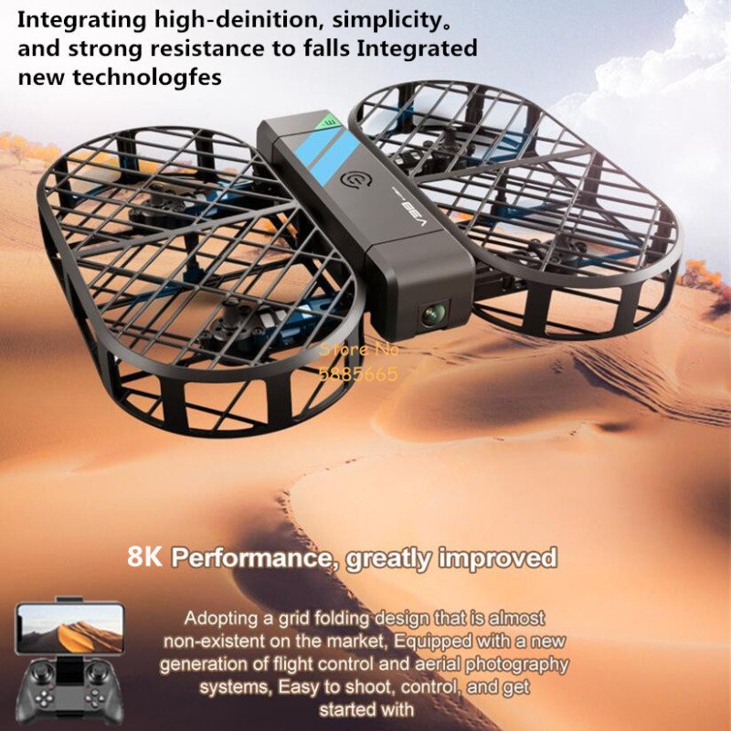 Drone Cinematic - Cámara HD 8K 360 ° Protección