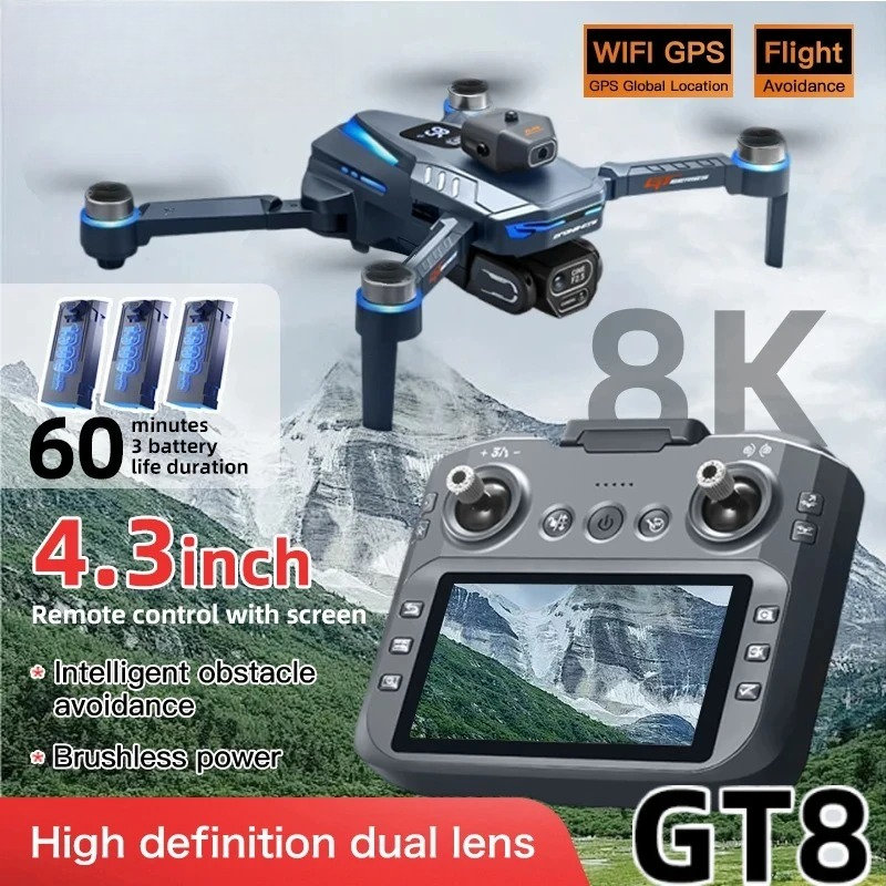 Drone Photogrammetry - Dron Original GT8 8K Profesional con