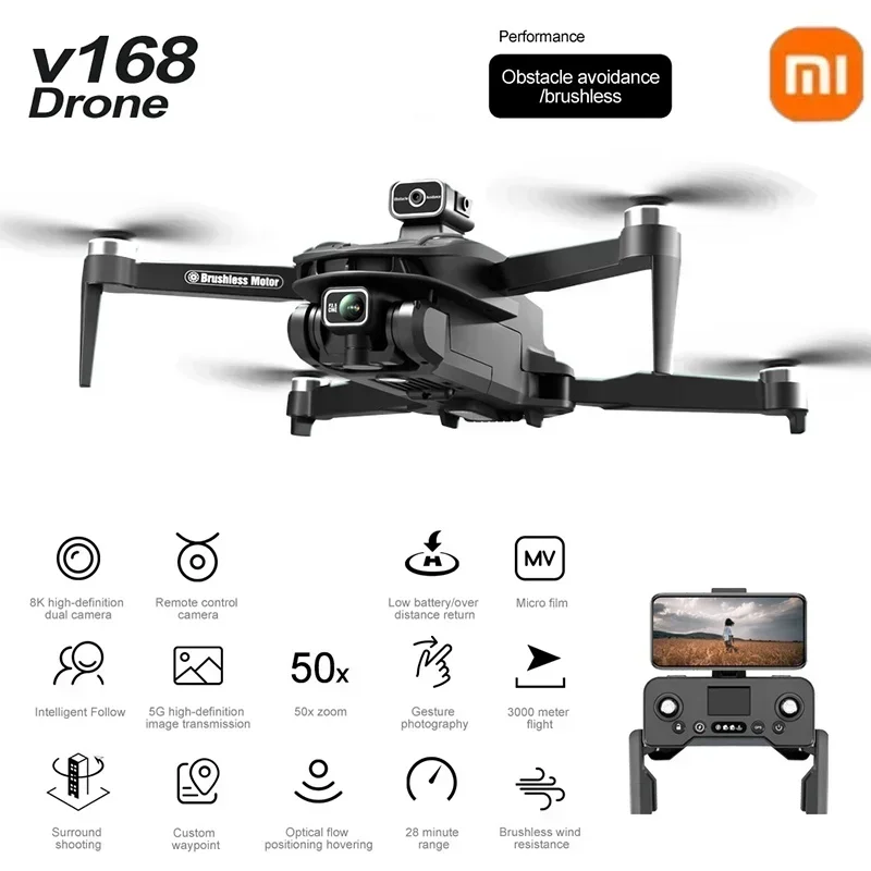 Dron GPS V168 Original, Cámara - Drone Photogrammetry reseña y precio