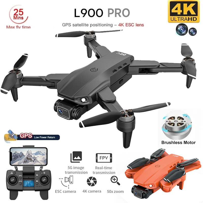 L900 Pro GPS Drone 4K profesio - Drone Photogrammetry reseña y precio