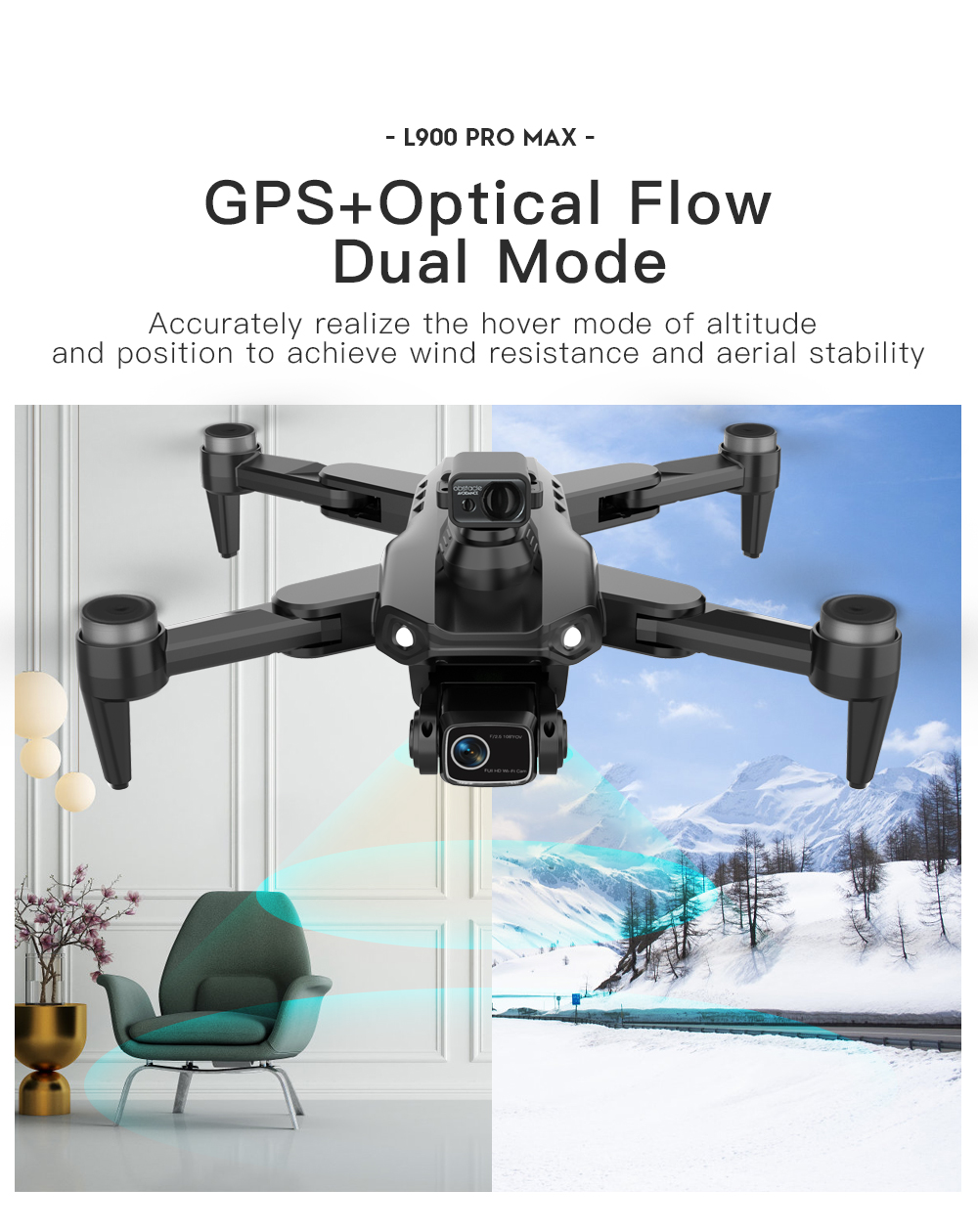 LYZRC L900 PRO MAX láser evita - Drone Photogrammetry reseña y precio